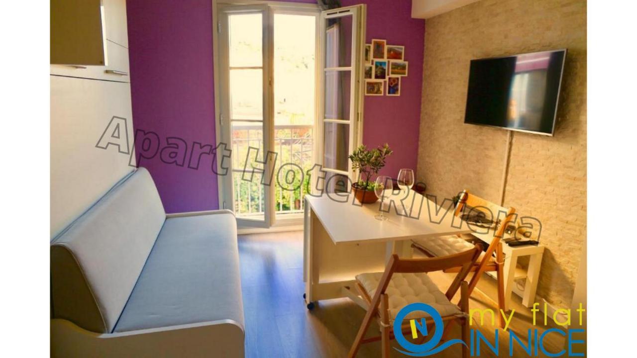 Aparthotel Riviera Nice Cote D'Azur - Old Town - Studio Ac - Sea View - 50M Promenade Des Anglais- La Maison Linda 外观 照片