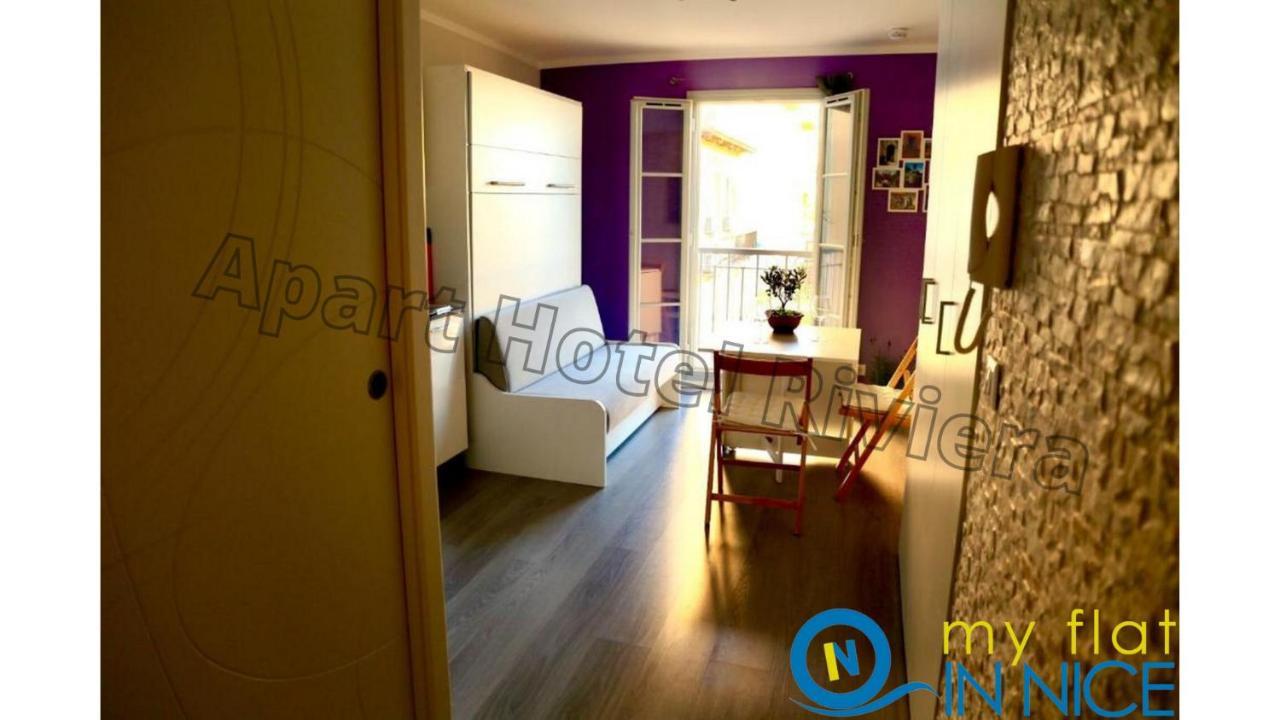Aparthotel Riviera Nice Cote D'Azur - Old Town - Studio Ac - Sea View - 50M Promenade Des Anglais- La Maison Linda 外观 照片
