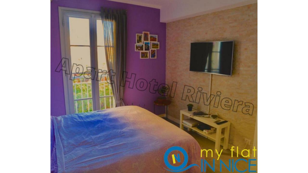 Aparthotel Riviera Nice Cote D'Azur - Old Town - Studio Ac - Sea View - 50M Promenade Des Anglais- La Maison Linda 外观 照片