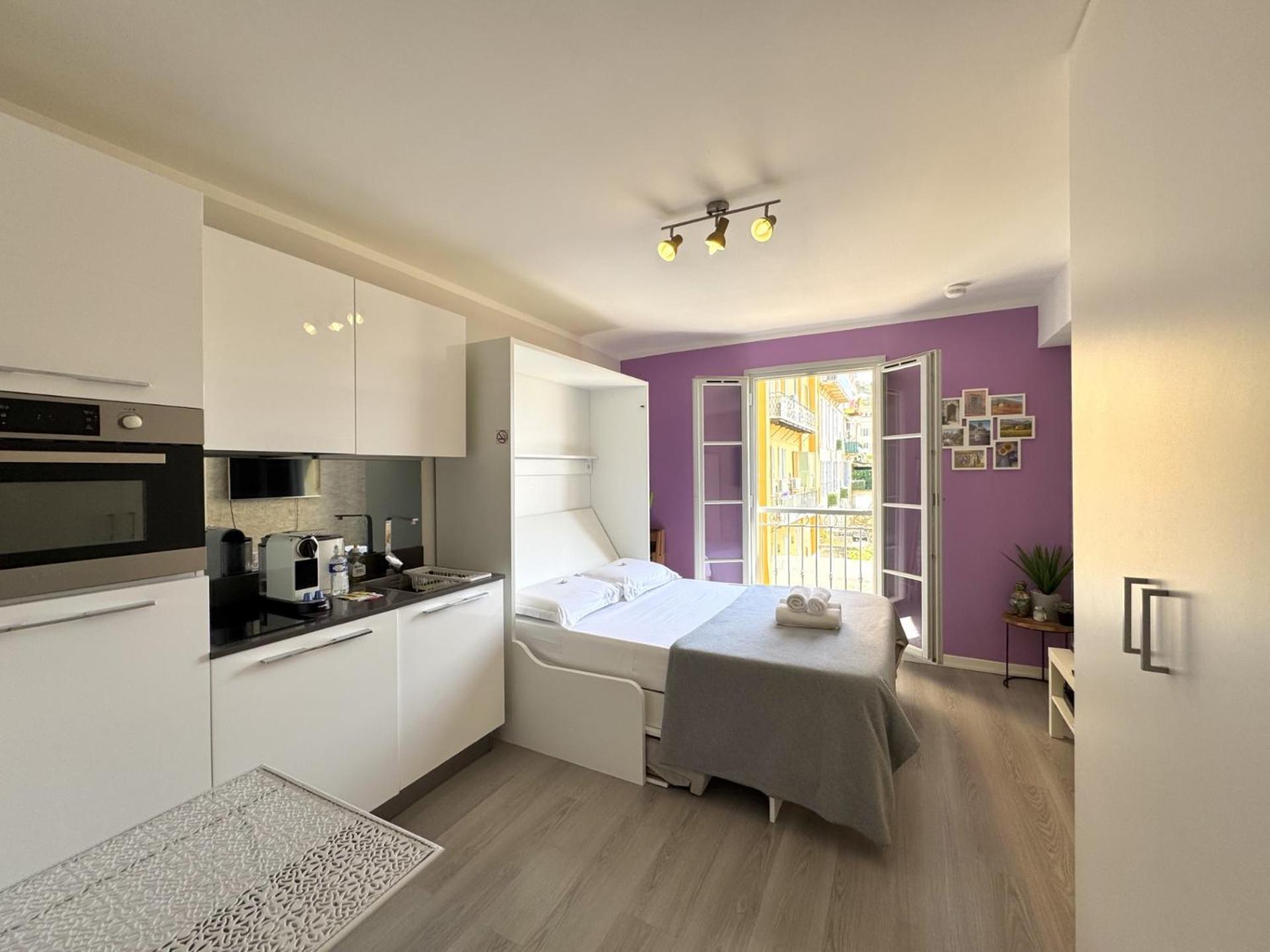 Aparthotel Riviera Nice Cote D'Azur - Old Town - Studio Ac - Sea View - 50M Promenade Des Anglais- La Maison Linda 外观 照片